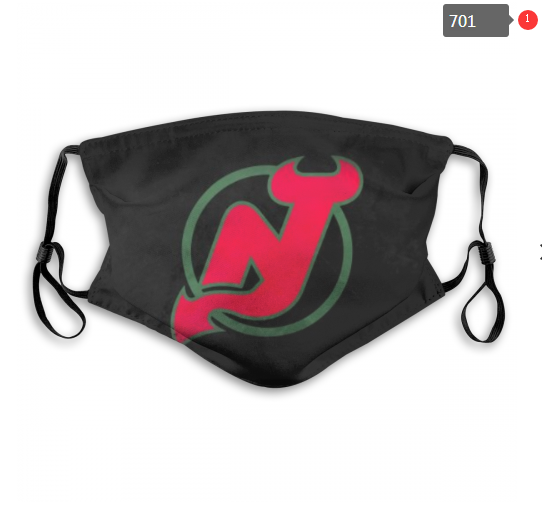 NHL New Jersey Devils #12 Dust mask with filter->new jersey devils->NHL Jersey